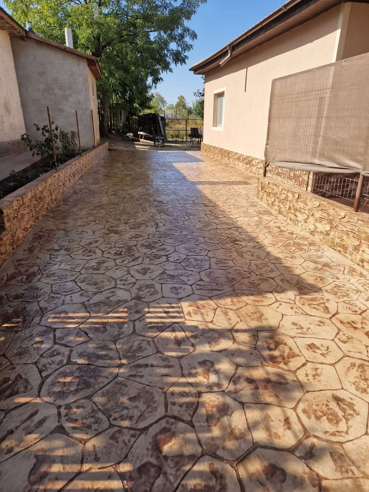 Beton amprentat model piatra Targoviste